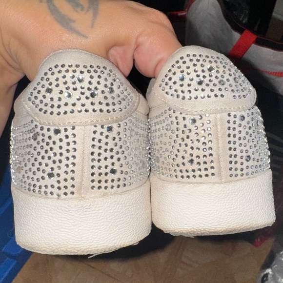 Shoedazzle Rhinestone Thick sole sneakers size 7 - Picture 5 of 6